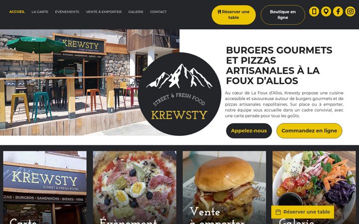 Screenshot of krewsty.fr