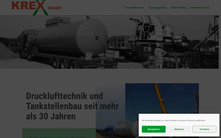 Screenshot of krex-gmbh.de