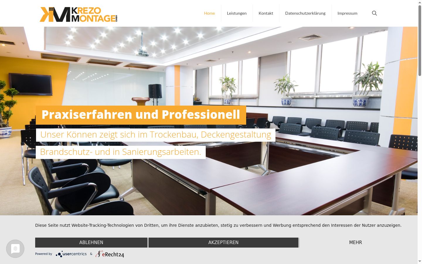 Screenshot tal-banner tal-kunsens muri qabel kwalunkwe interazzjoni