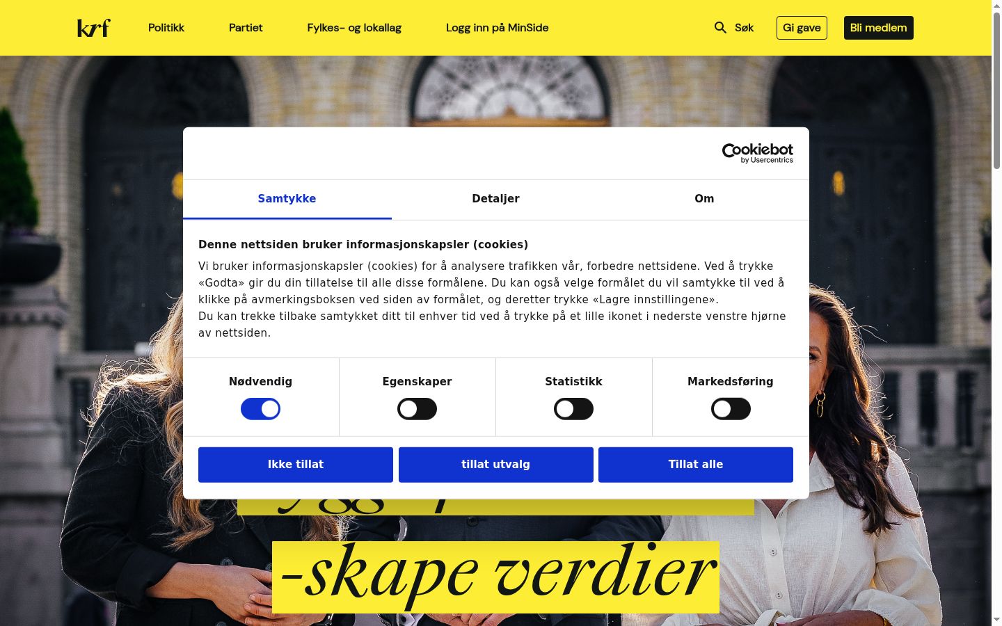 Sutikimo reklamjuostės, rodytos prieš bet kokią sąveiką, ekrano kopija