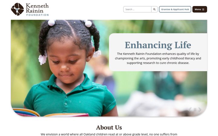 Screenshot of krfoundation.org