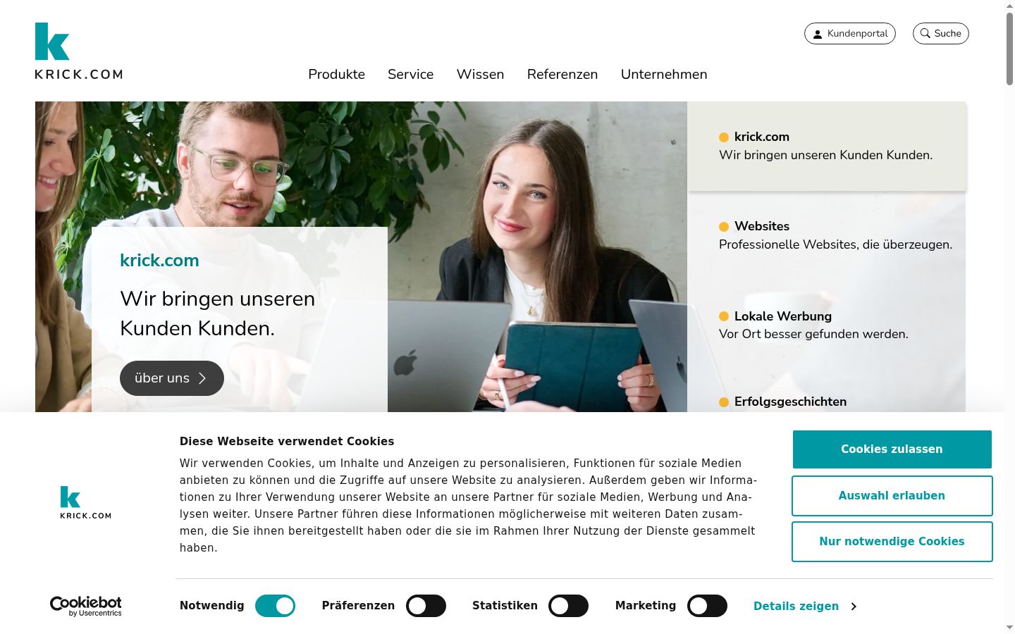 Screenshot tal-banner tal-kunsens muri qabel kwalunkwe interazzjoni