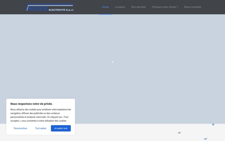 Screenshot of krieg-electricite.ch