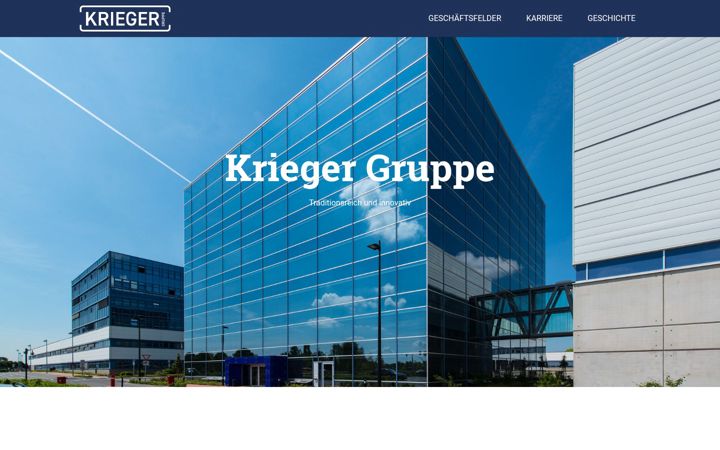 Screenshot of krieger.de