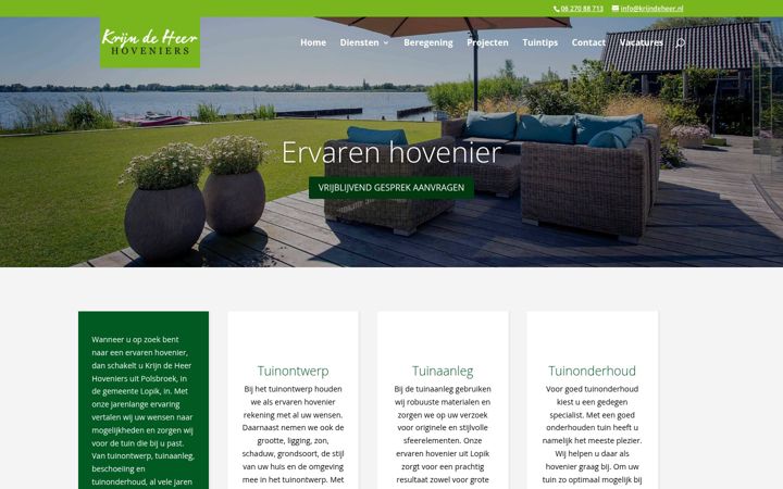 Screenshot of krijndeheer.nl