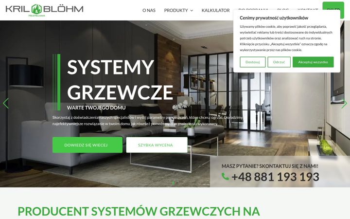 Screenshot of krilblohm.pl