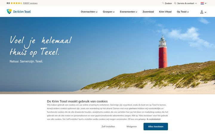 Screenshot of krim.nl
