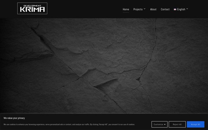 Screenshot of krimadev.com