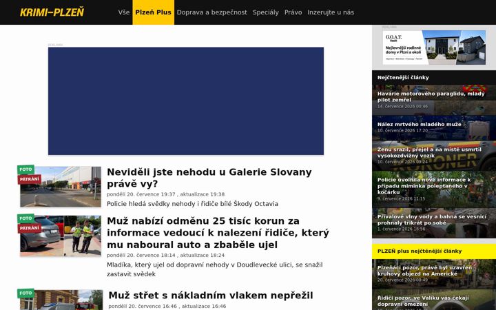 Screenshot of krimi-plzen.cz