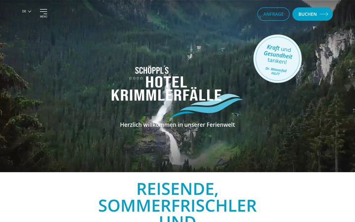 Screenshot of krimmlerfaelle.at