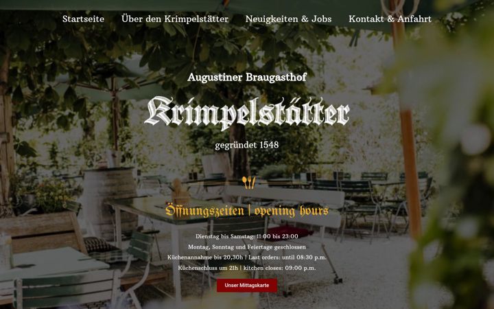 Screenshot of krimpelstaetter.at
