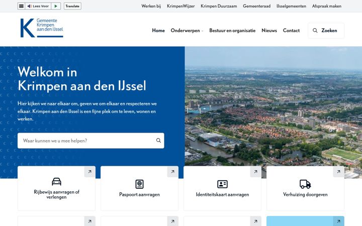 Screenshot of krimpenaandenijssel.nl