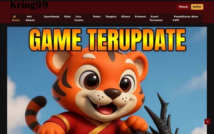 Screenshot of kring99.com