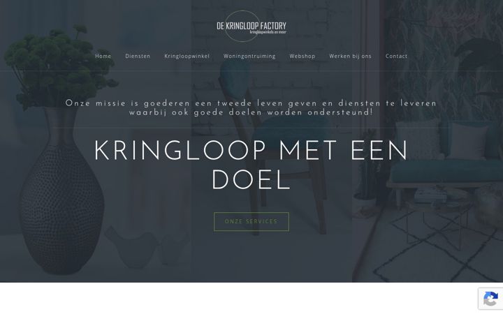Screenshot του kringloopfactory.nl