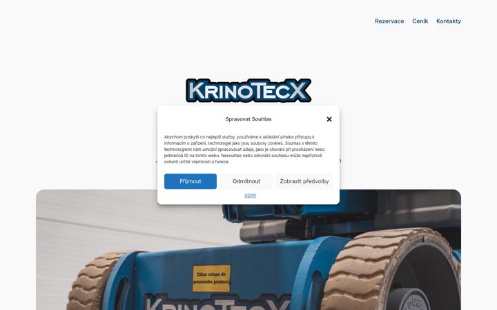 Screenshot of krinotecx.com