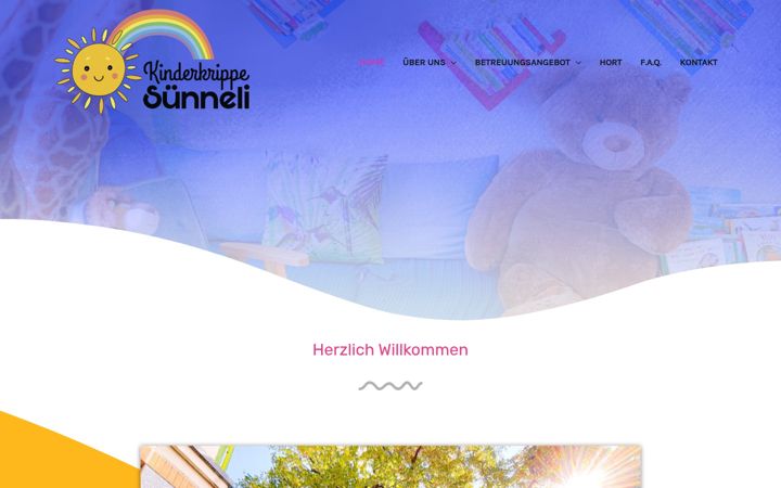 Screenshot of krippesuenneli.ch