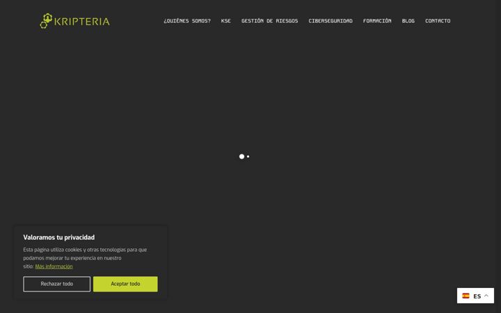 Screenshot of kripteria.com