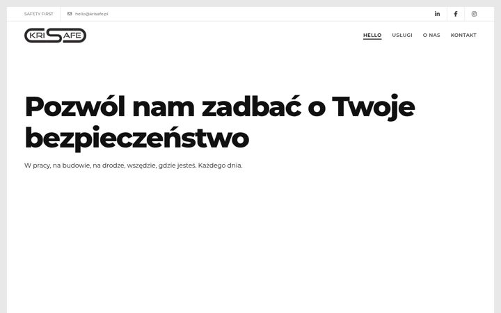 Screenshot of krisafe.pl