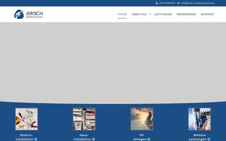 Screenshot of krisch-elektrotechnik.de