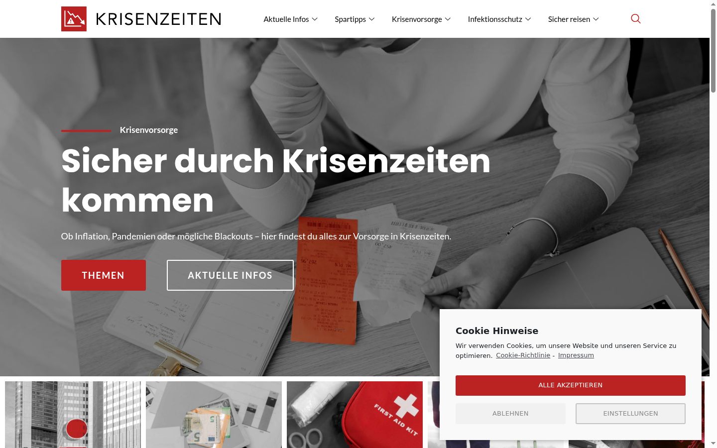 Screenshot tal-banner tal-kunsens muri qabel kwalunkwe interazzjoni