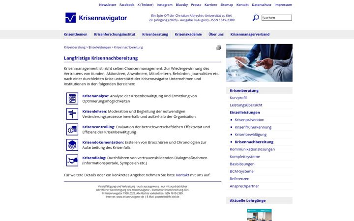 Screenshot of krisendialog.de