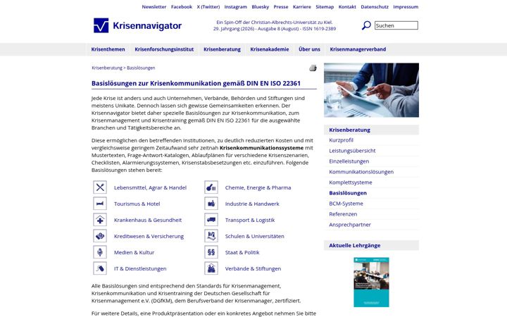Screenshot of krisenkommunikationssystem.de