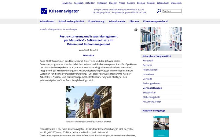 Screenshot of krisensoftware.de
