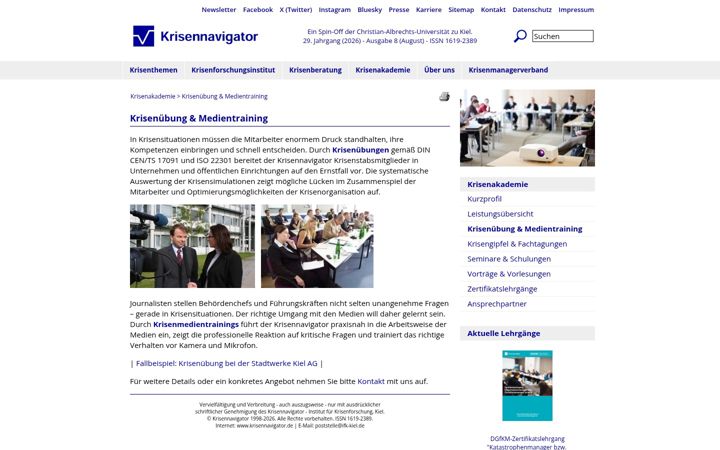 Screenshot of krisenstabsuebung.de