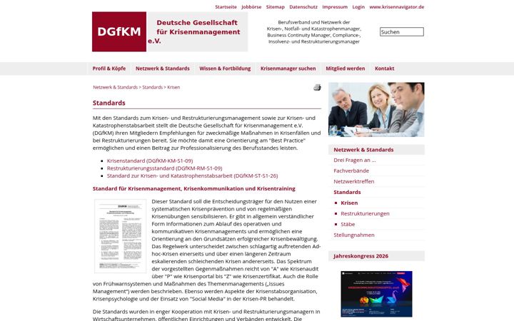 Screenshot of krisenstandard.de