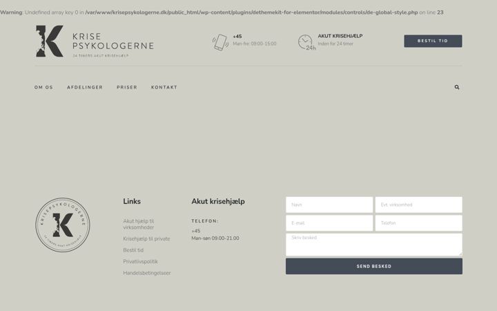 Screenshot of krisepsykologerne.dk