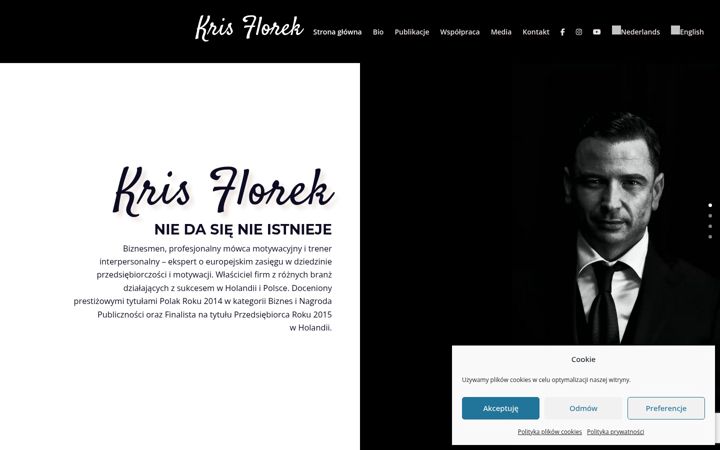 Screenshot di krisflorek.com