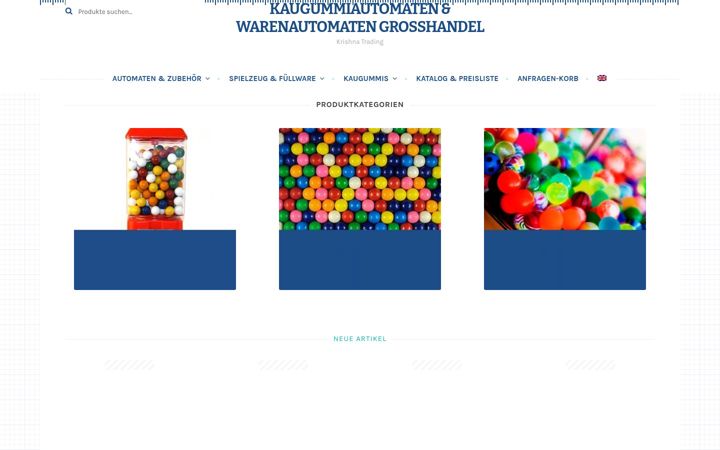 Screenshot di krishna-trading.com