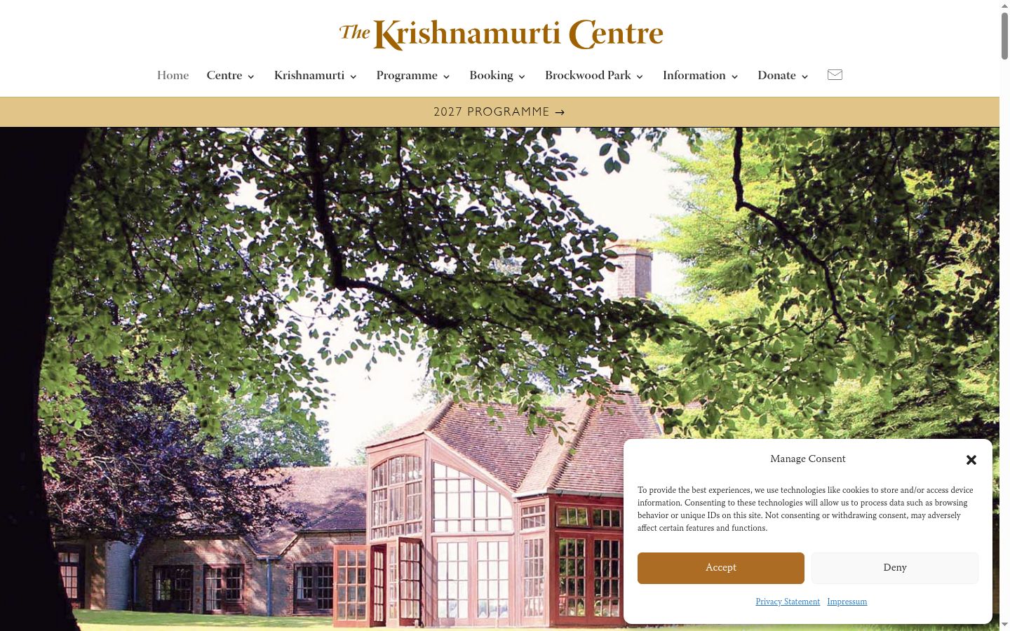 Screenshot tal-banner tal-kunsens muri qabel kwalunkwe interazzjoni