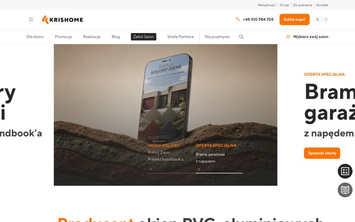 Screenshot of krishome.pl