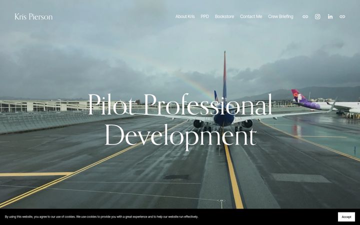 Screenshot of krispierson.com