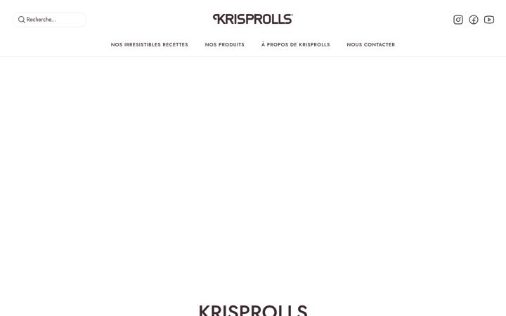 Screenshot of krisprolls.fr