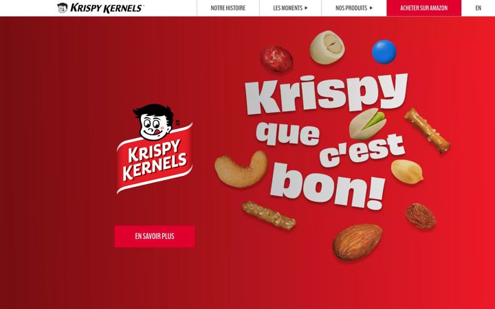 Screenshot of krispykernels.com
