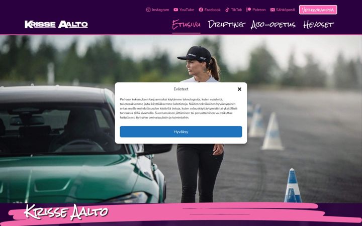 Screenshot of krisseaalto.fi