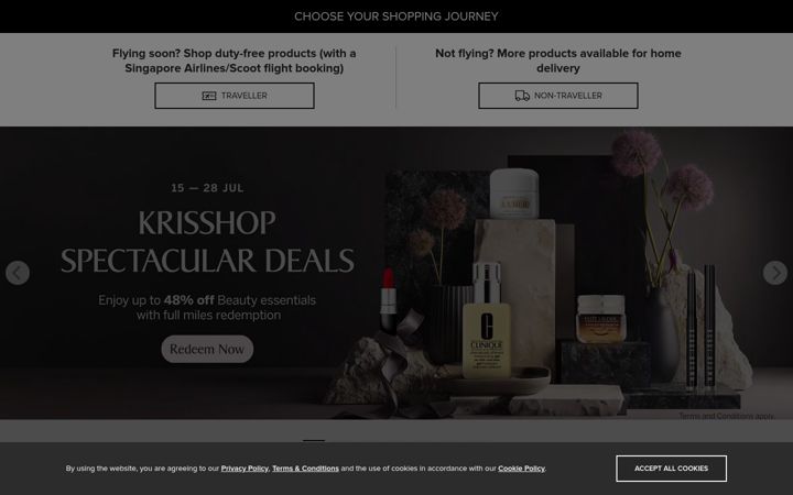 Screenshot of krisshop.com