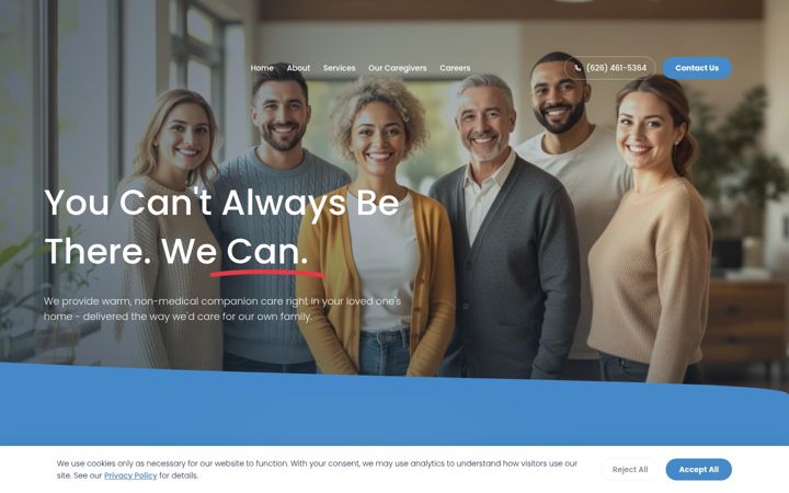 Screenshot of kristacare.com