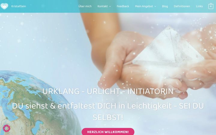 Screenshot of kristallsein.eu