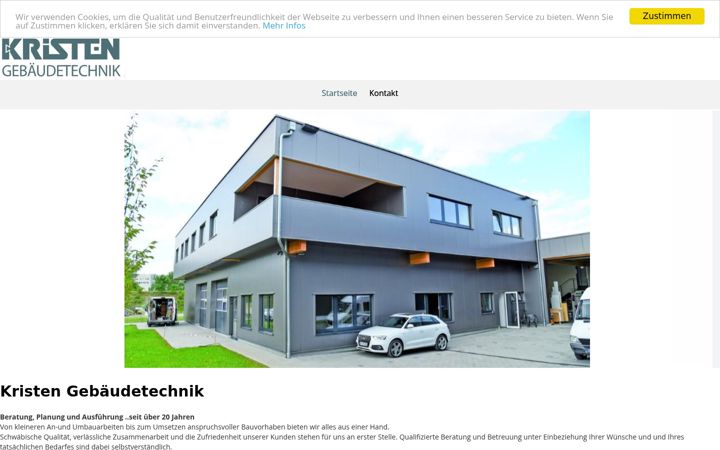 Screenshot of kristen-gebaeudetechnik.de