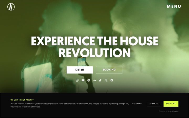 Screenshot of kristianazzet.com