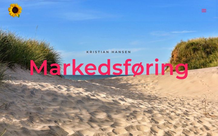 Screenshot of kristianhansen.dk
