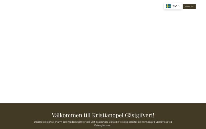 Screenshot of kristianopelgastgifveri.se