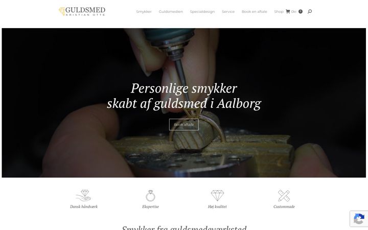 Screenshot of kristianotte.dk