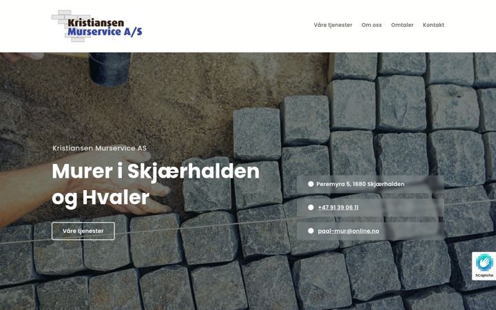 Ekrano kopija kristiansen-murservice.no