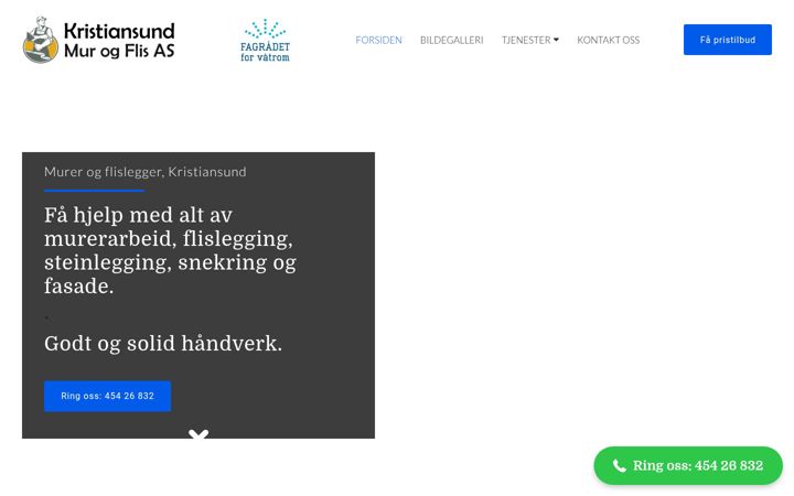 Screenshot of kristiansundmurogflis.no