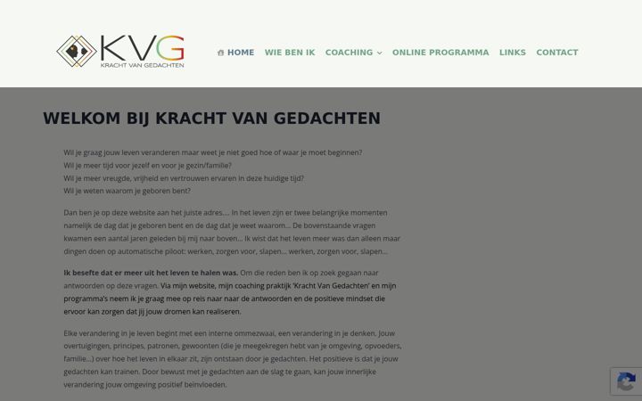 Screenshot of kristienvangeyte.com