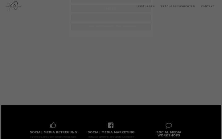 Screenshot of kristina-oberlechner.at